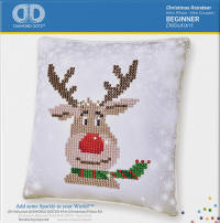 Diamond Dotz Cushion Cover - Christmas Reindeer - click to enlarge