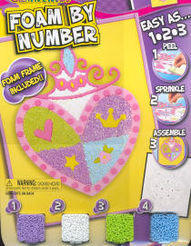 Foam by Number Kits Princess
