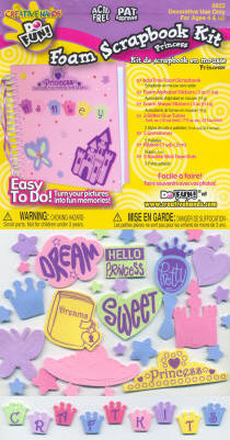 Princess Foam Scrapbook