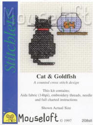 Cat and Goldfish