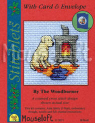 Dog By The Woodburner