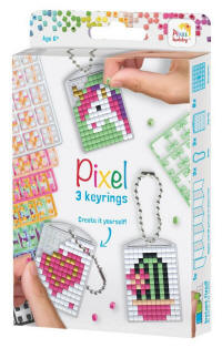 Pixel Hobby - Keyring 3 piece Kits - Cute