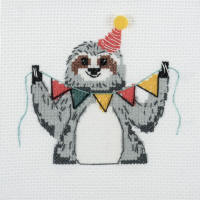 Sloth Min Counted Cross Stitch Kit