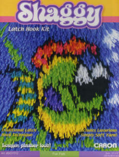 Shaggy Latch Hook Kit - Fun Fish