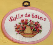 Counted Cross Stitch Kits - Bathroom Plaques